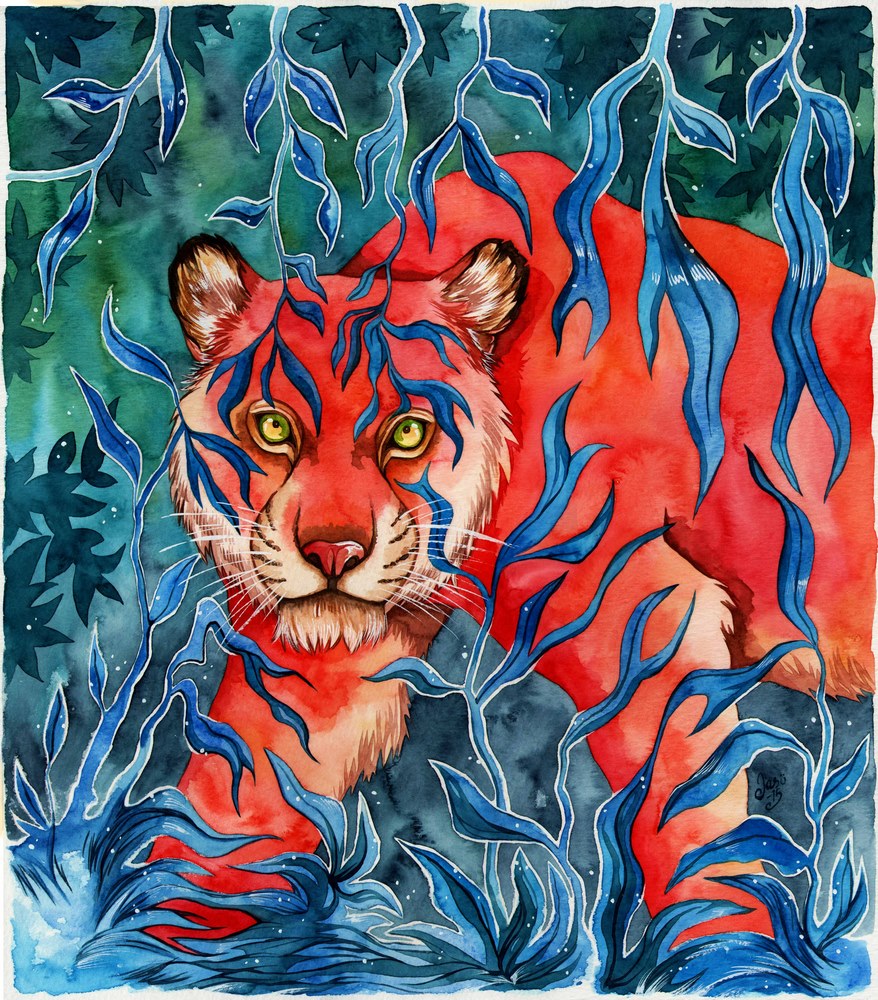 Original Painting - The Queen of the Jungle